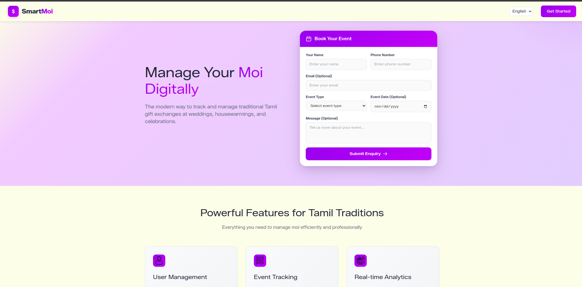 Smartmoi screenshot